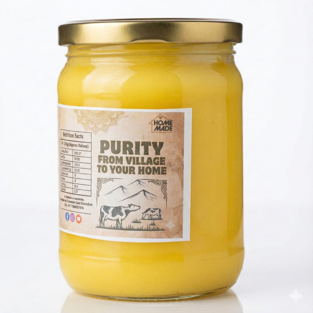 Badri Cow Ghee 500ml – A2 Bilona Himalayan Ghee, Natural & Pure