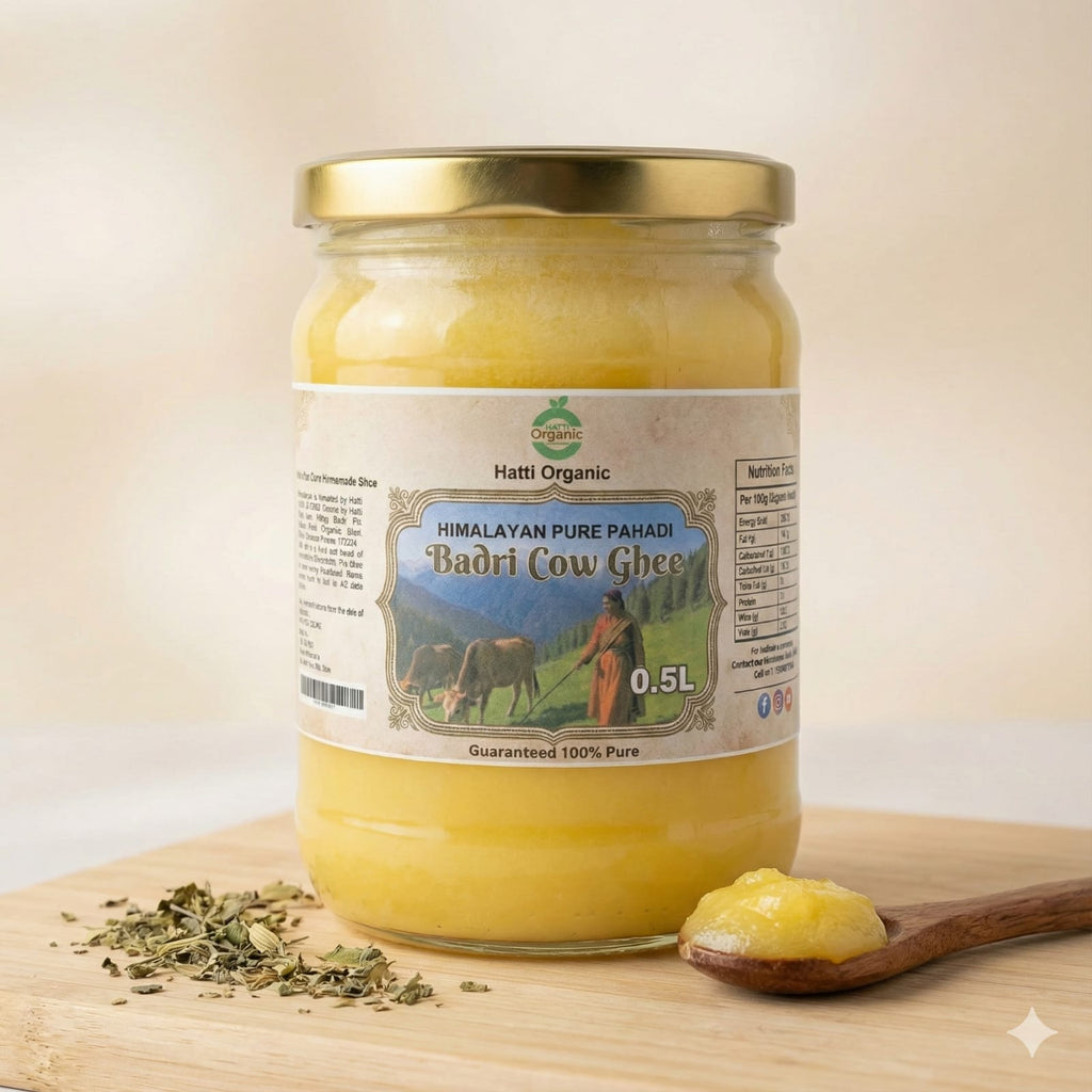 Badri Cow Ghee 500ml – A2 Bilona Himalayan Ghee, Natural & Pure