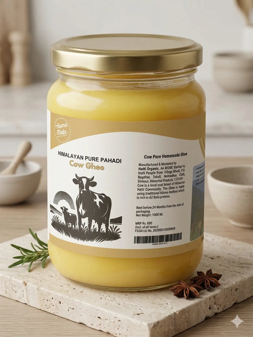 Desi Cow Ghee 500ml – Pure, Traditional & Chemical-Free Ghee