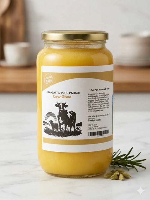 Desi Cow Ghee 1000ml – Pure Traditional Ghee, Rich Aroma & Taste