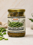 Himalayan Organic Green Chilli Pickle | Oil Free & Homemade