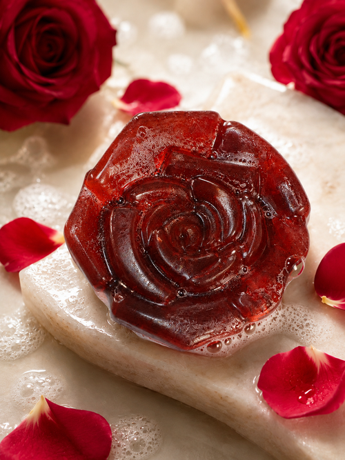 Beyond Soap Rose Soap Bar | Natural Face Wash Soap Bar | Hatti Organic