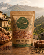 Pure Pahadi Lal Chawal 1KG | Himalayan Red Rice from Himachal Pradesh | Natural & Unpolished | Hatti Organic